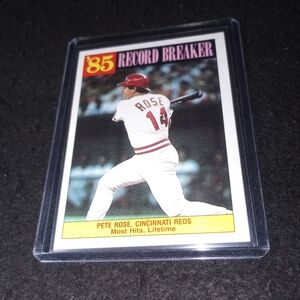 Pete Rose Record Breaker Baseball Card